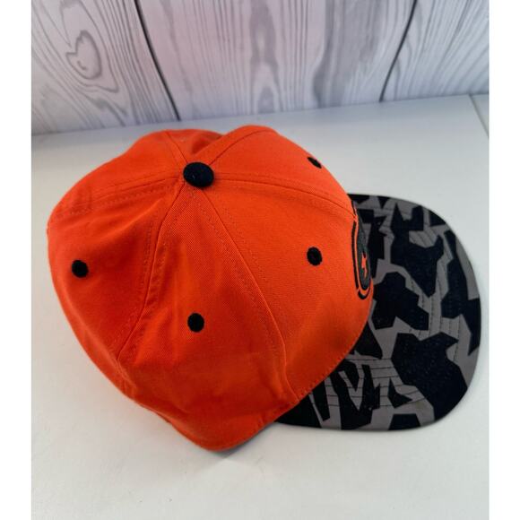 UNDER ARMOUR Trucker Baseball Hat - Urban Logo Gray  Orange Adjustable Cap - Picture 3 of 6